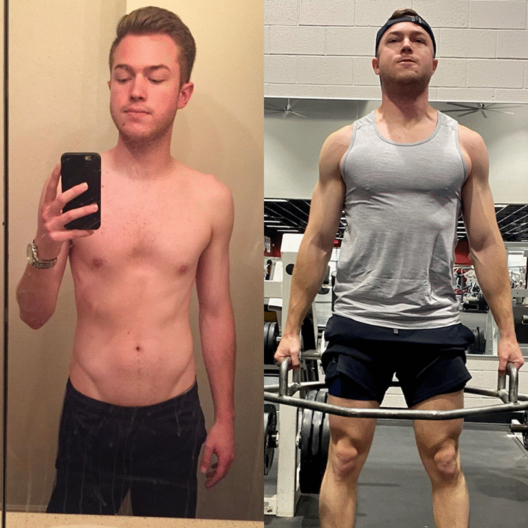 an image of a transformation at ZacFit